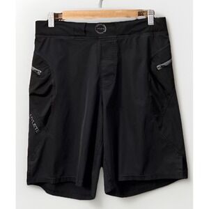 Mens Hylete Nylon‎ Blend Shorts Above The Knees CrossFit zip Pockets Sz Med